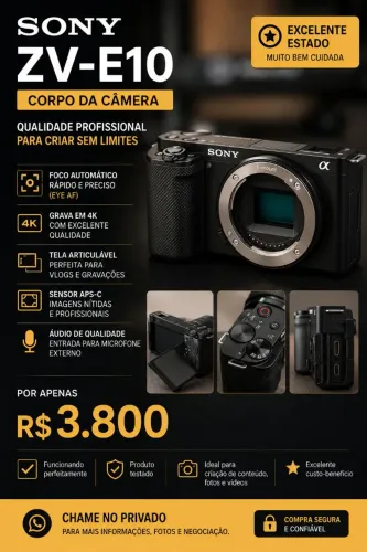 Sony zv E 10 II