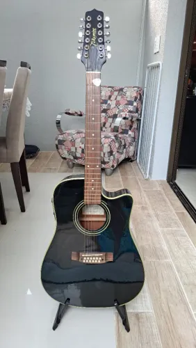 Violão Takamine 12 Cordas Preto - EG531C-12
