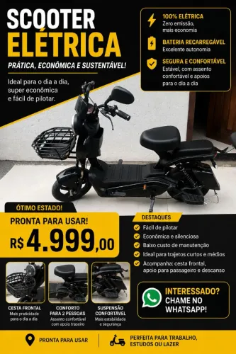 Vendo moto elétrica