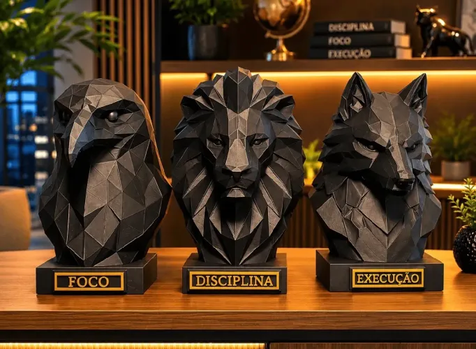 Decoração Kit Disciplina Foco Execução