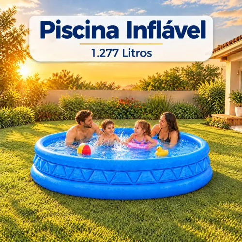 Piscina Inflável 1.277 Litros