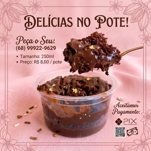Vendo bolos de pote