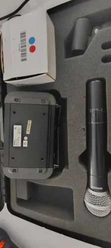 Microfone sem fio shure SM58