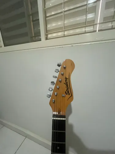 Guitarra strato caster strimberg azul