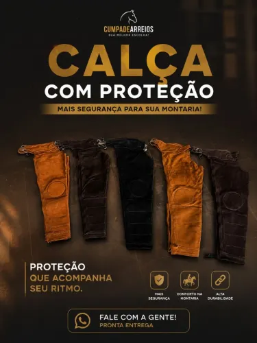 Calça de vaquejada profissional