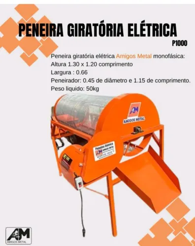 PENEIRA PEQUENA ELÉTRICA 