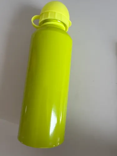 Garrafa inox verde limão