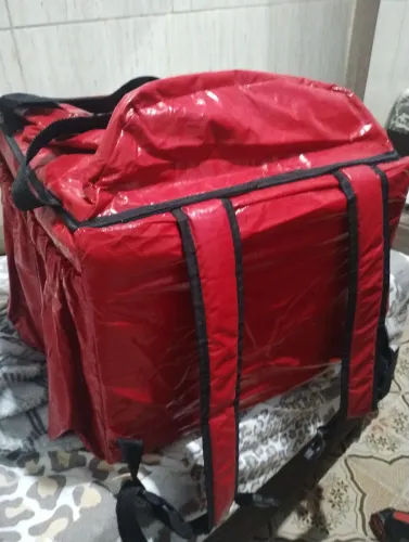 Mochila Bag Motoboy Com Isopor vermelha NOVA