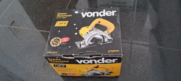 Serra Mármore Vonder SMV 1300S - Semi Nova, na Caixa!