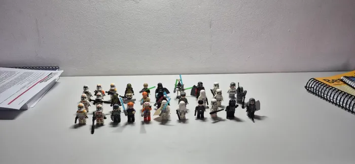 Personagens/figuras de lego star wars