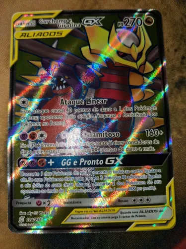 Carta Pokemon Garchomp e Giratina GX