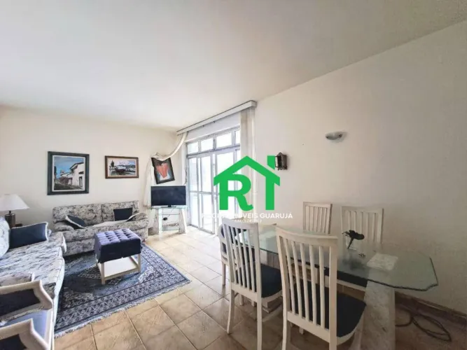Apartamento frente mar com 2 quartos (1 suíte) à venda em Pitangueiras, Guarujá