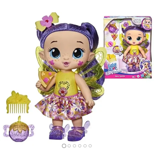 Baby Alive Glo Pixies Siena Sparkle Roxa 