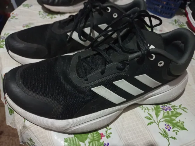 Tênis Adidas Bounce Masc preto Tam.44