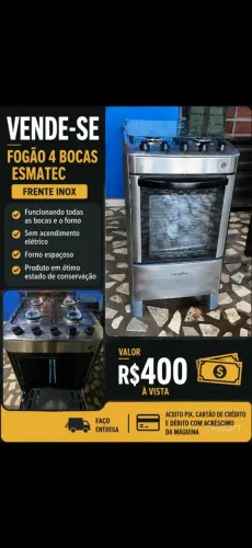 Vendo fogões e geladeiras funcionando perfeitamente Faço entrega Contato: *95