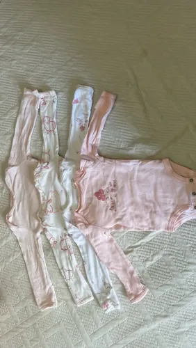 Carter?s kit Body manga longa 