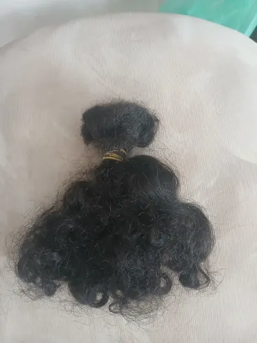 Cabelo Natural 25 cm 60 gr