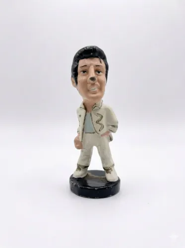 Raridade: Miniatura Elvis Presley Rei Do Rock Em Chumbo (Anos 70)