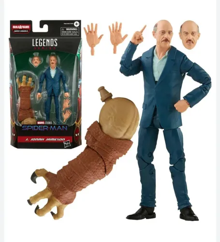 J Jonah Jameson Spider-man No Way Home Homem-Aranha Marvel Legends Hasbro
