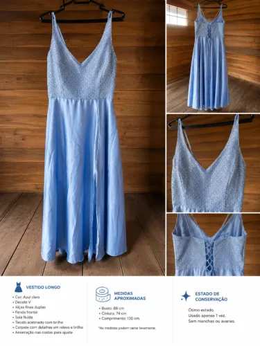 Vestido de festa, formatura. Semi novo em ótimo estado.