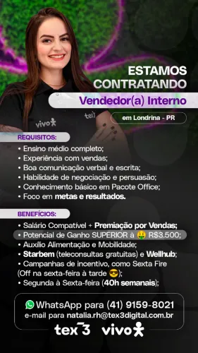 CONSULTOR DE VENDAS