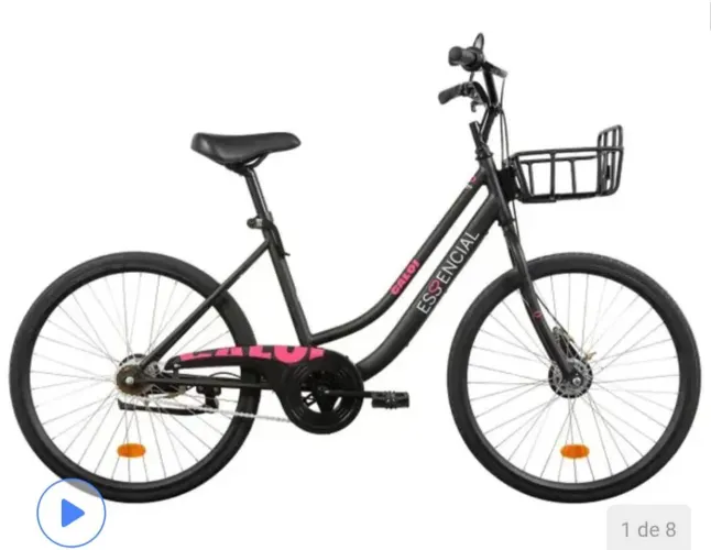 Bicicleta Essencial T18R26V1 aro 26 da Caloi