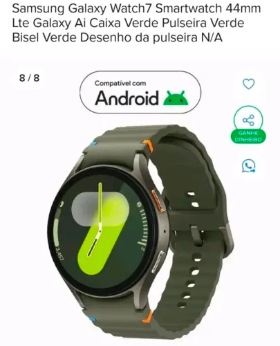 Relógio smartwatch Samsung LTE (celullar) 44mm R$ 650,00