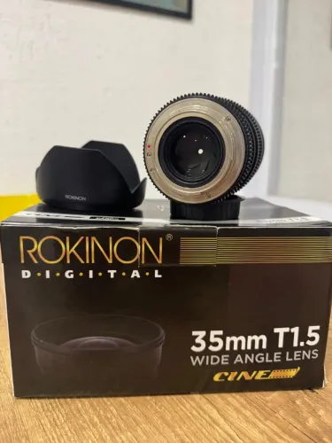 Lente Rokinon cine 35 mm T1.5