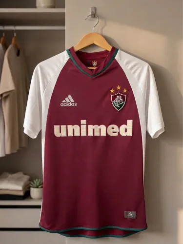 camisa grená III do Fluminense da temporada 2003/2004 TAM : M