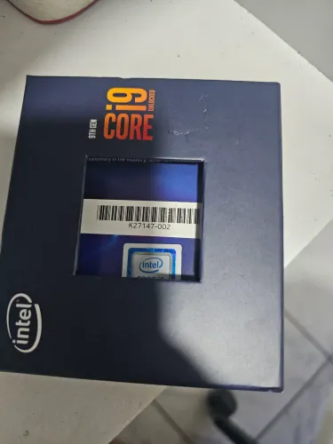 Etiqueta Processador Intel i9 ORIGINAL