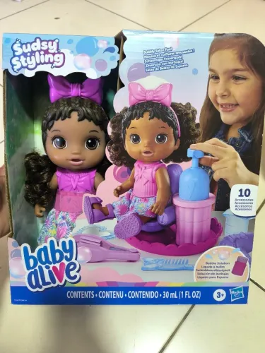 Baby Alive Sudsy Styling (Nova, na caixa)