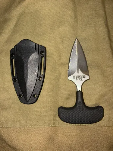 Faca Cold Steel Push Dagger Safe Maker 2