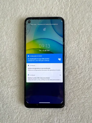 Moto G9 Power 128GB | Tela Trincada | Touch OK