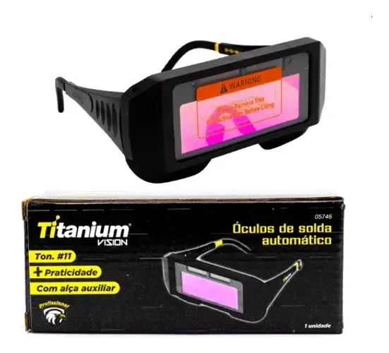 Oculos De Solda Automatico Titatium Vision Tonal 11 Mod 5746