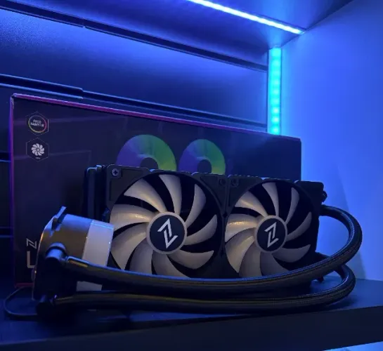 Water Cooler Neologic Liquid Color Dark Storm 2.4, Intel/AMD, Rainbow, 240mm, Preto