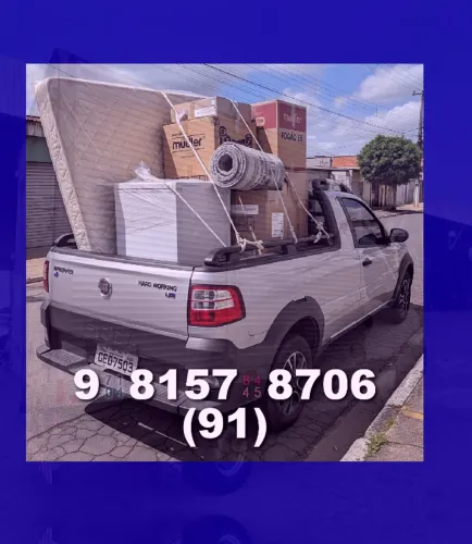 Frete urgente! Transporte rápido e seguro para sua mudança! Não perca!