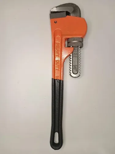 CHAVE DE GRIFO PROFISSIONAL 14 POLEGADAS AJUSTÁVEL PARA ENCANAMENTO E TUBULAÇÕES<br>DESCRIÇÃO