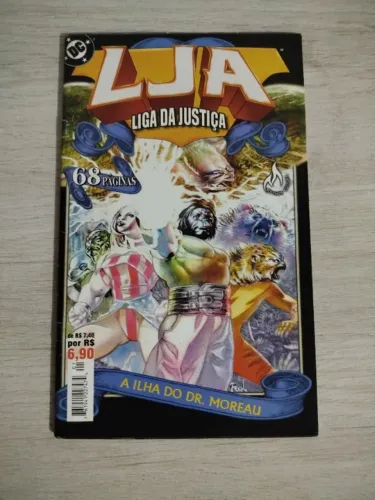 HQ Quadrinhos LJA Liga da Justiça - A Ilha do Dr. Moreau