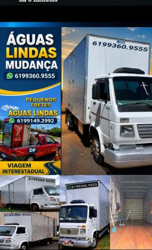 frete mudança Águas lindas viagem ligue 