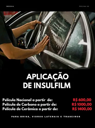 Aplicação de insulfilm