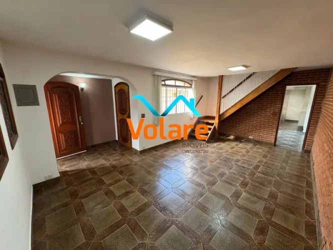 Casa para locação no Parque Continental, São Paulo-SP: 3 quartos, 1 sala, 2 banheiros, 2 v