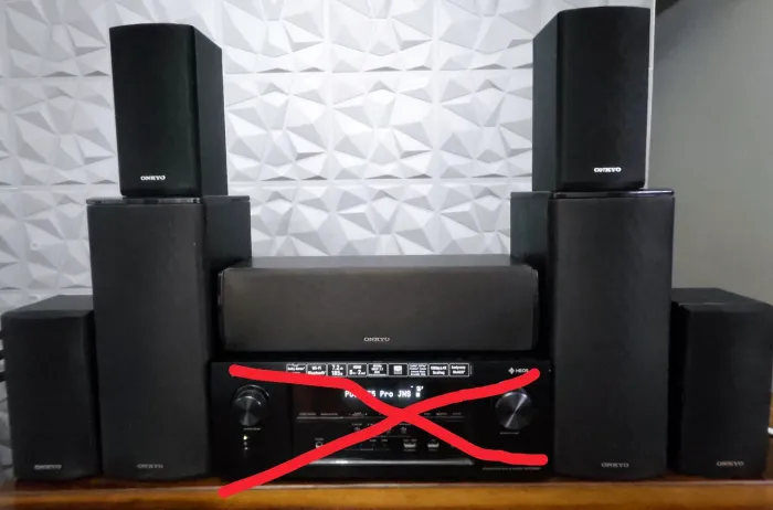 Conjunto de Caixas Onkyo 7.1 SKF-570