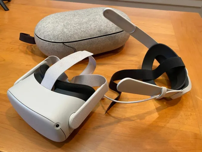 Oculos Meta Quest 2 Ja com os Acessórios