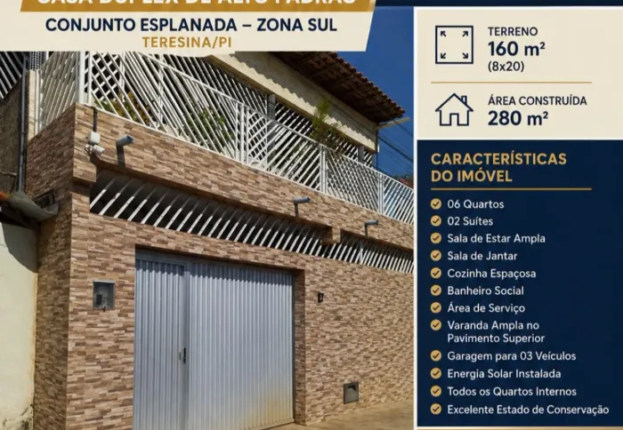 Vendo Casa duplex, no conjunto Esplanada 