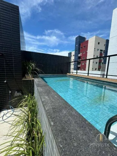 Apartamento com 2 dormitórios para alugar, 53 m² por R$ 3.600/mês - Intermares - Cabedelo/