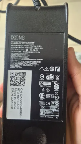 Carregador/Fonte para Notebook Dell de 90W Original