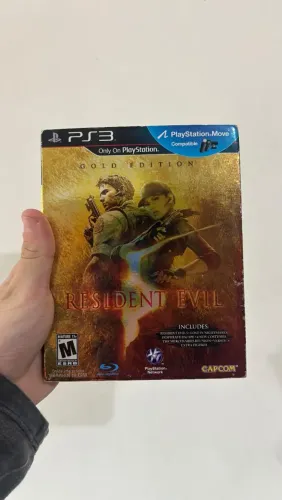 Resident Evil 5 Gold Edition - PS3 (Original com Luva / Slipcover)