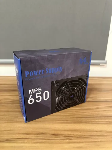 Fonte ATX Mtek MPS 650W para PC Gamer | 24 Pinos + PCI-E | Silenciosa