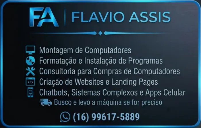 Montagem e Manutenção de Computadores e Desenvolvimento de Sistemas de Apps