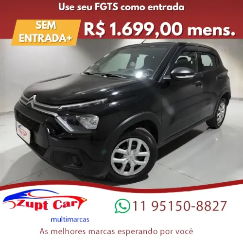 Citroen C3 Live Pack 1.0 Flex 6V 5P Mec. 2023